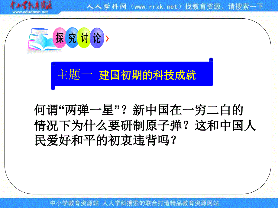 2013课标实验版必修3《建国以来的重大科技成就》课件2_第4页