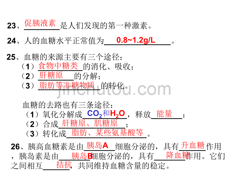 生物基本知识背记检查清单_第5页