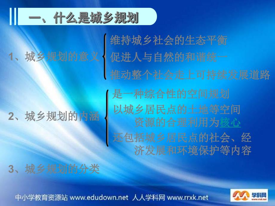 人教版地理选修4《城乡规划与刻持续发展》课件1_第4页