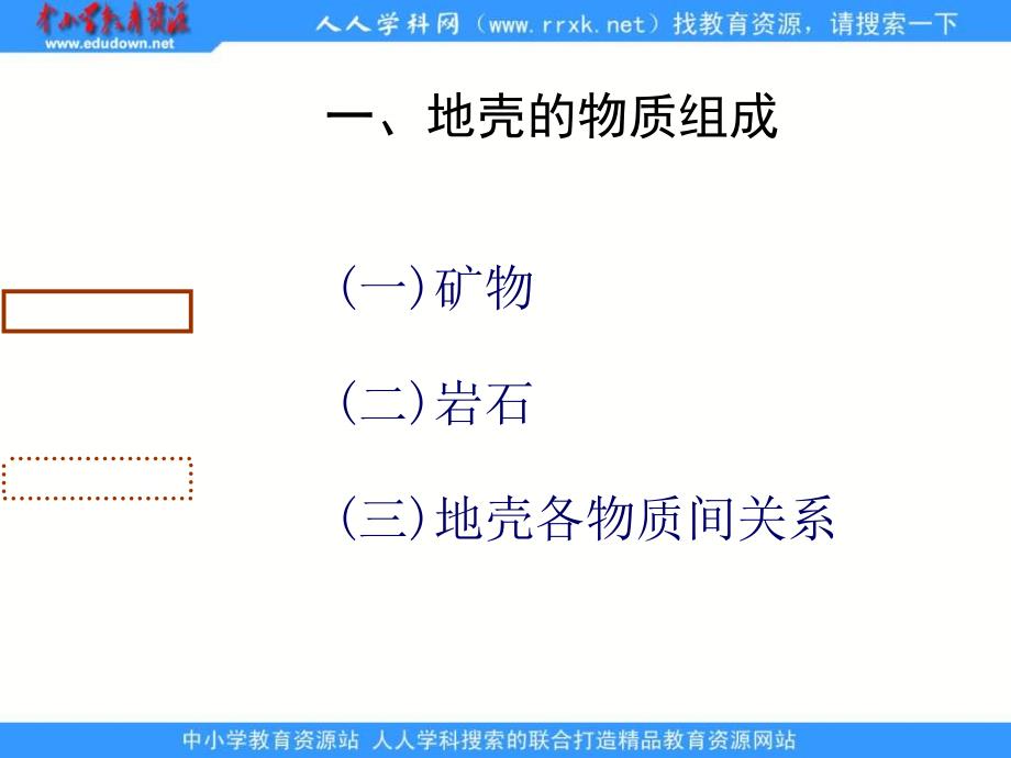 2013湘教版必修一2.1《地壳的物质组成和物质循环》课件1_第3页