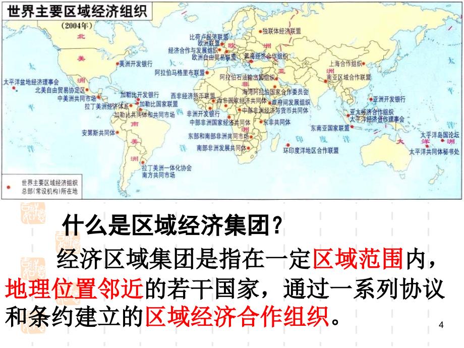 2013人教版必修2第23课《世界经济的区域集团化》课件_第4页