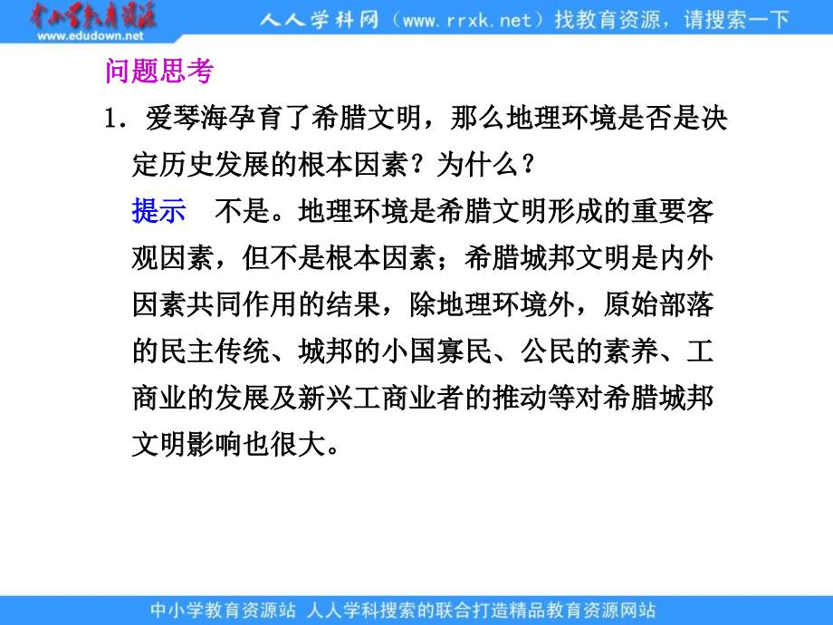 人民版历史必修1《民主政治的摇篮——古代希腊》课件之一_第2页