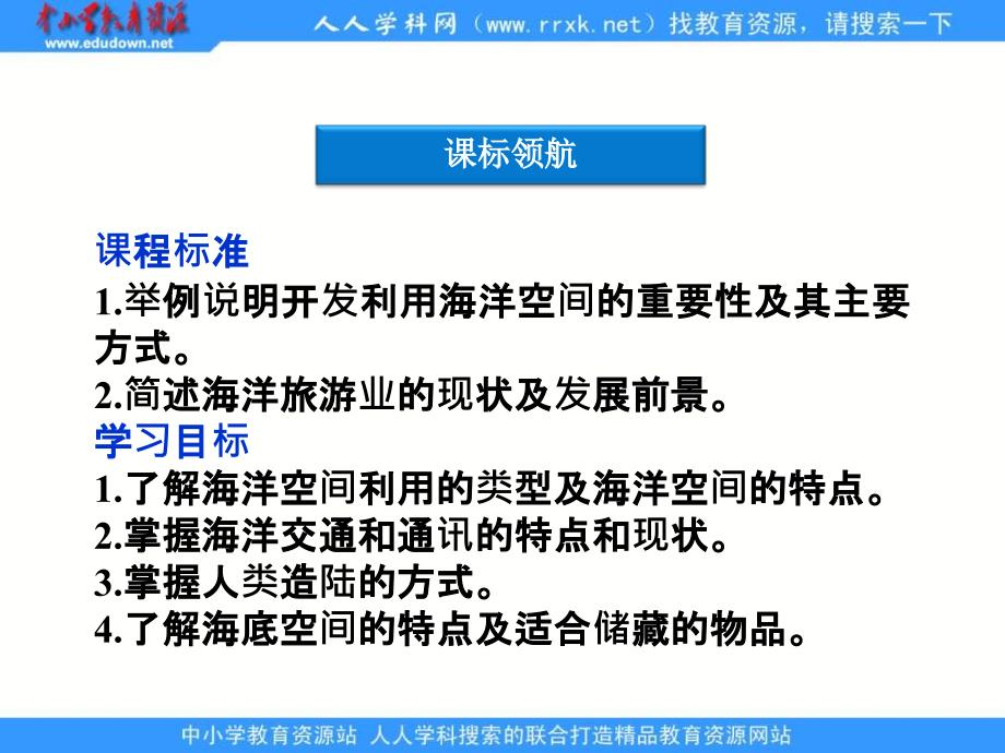 2013人教版选修2《海洋空间的开发利用》课件1_第3页