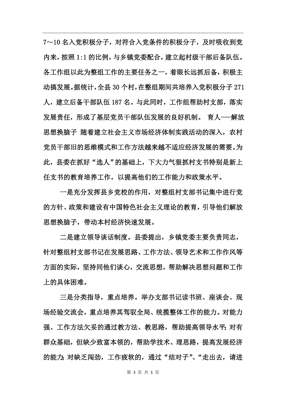 工作总结（党支部）_第3页