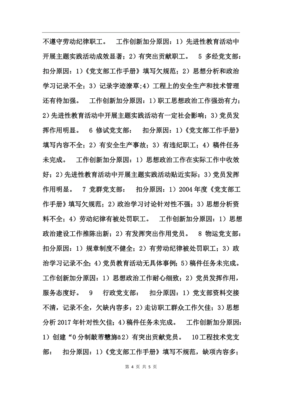 党支部标准化建设达标工作总结_第4页