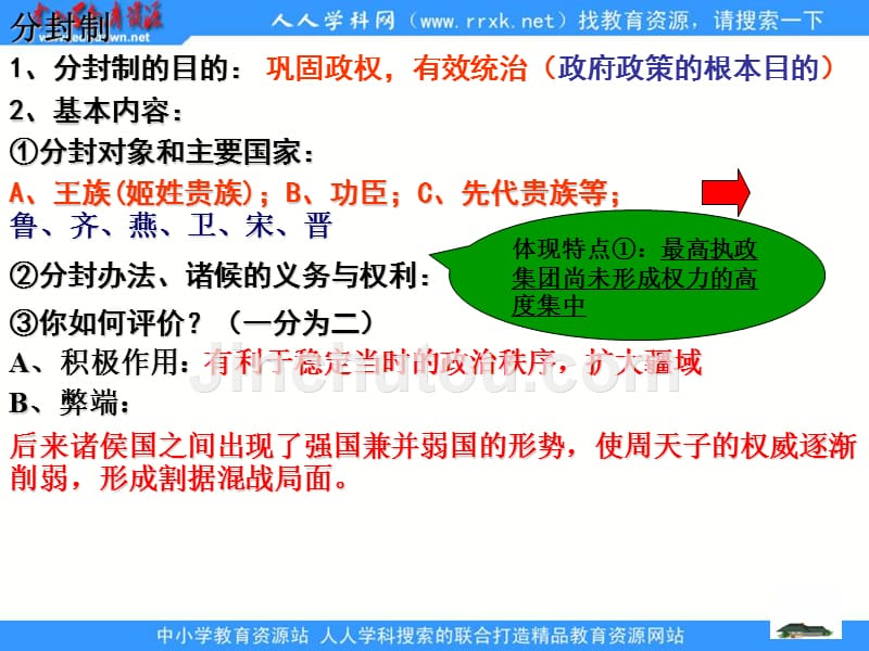 2013人民版必修1专题一《古代中国的政治制度》复习课件_第4页