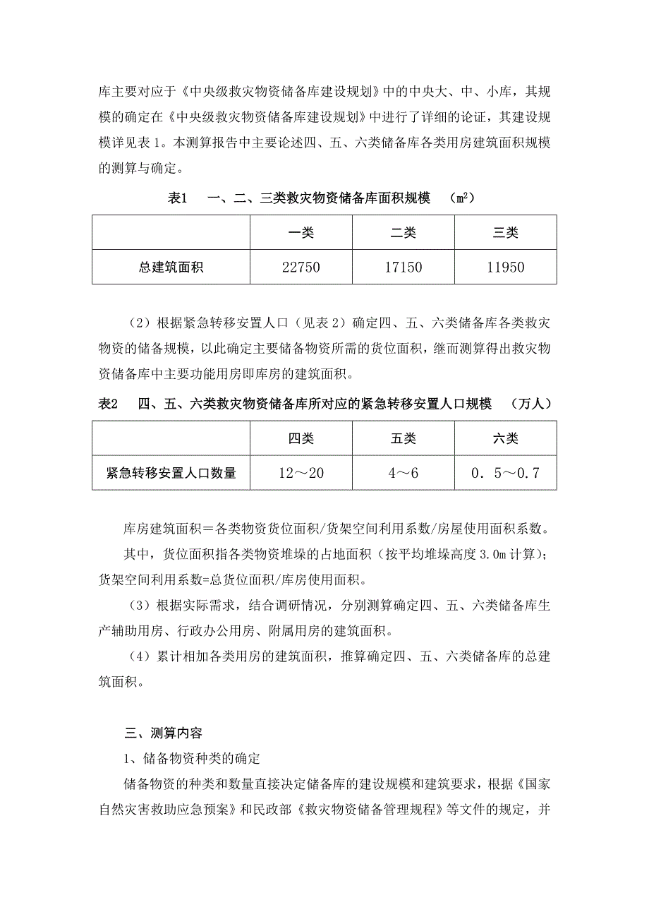 《救灾物资储备库建设标准》_第2页