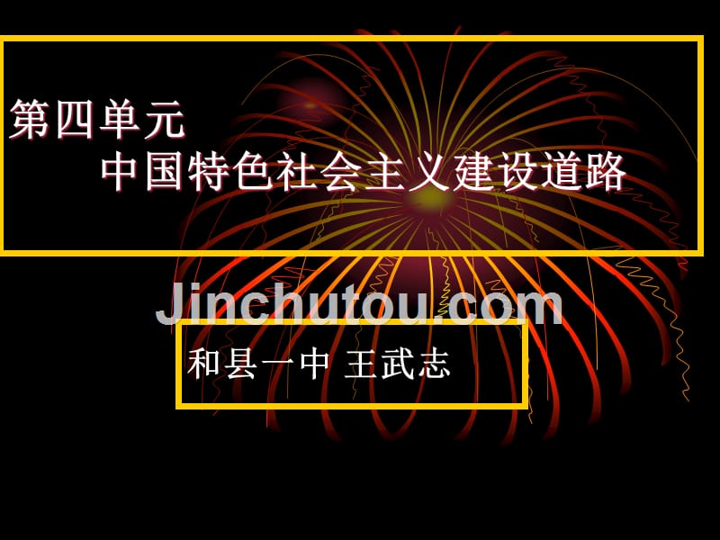 2013人教版必修2第11课《经济建设的发展和曲折》课件2_第1页