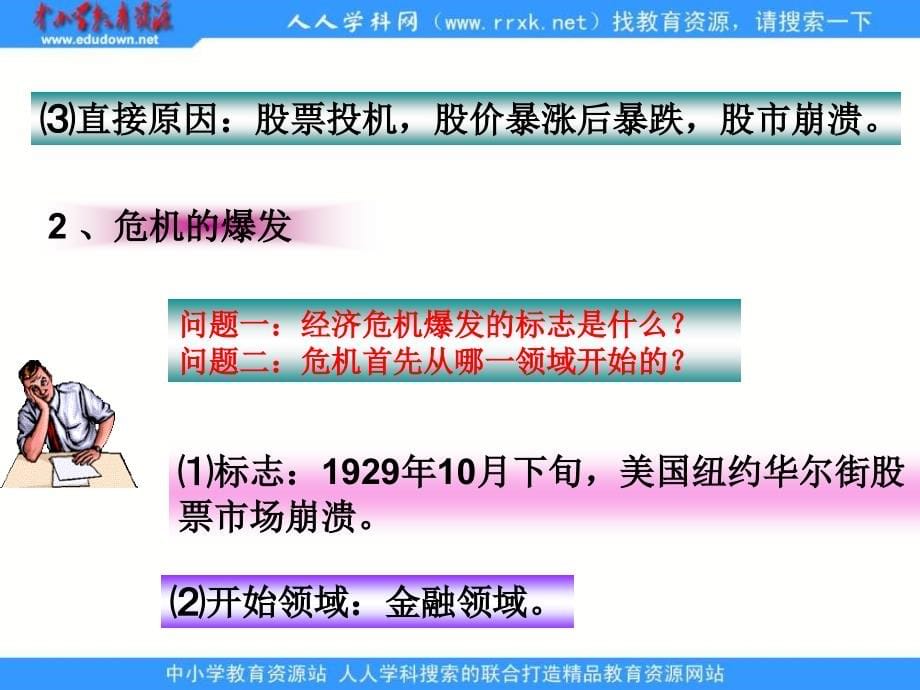 2013课标实验版选修3《1929～1933年资本主义经济危机》课件1_第5页