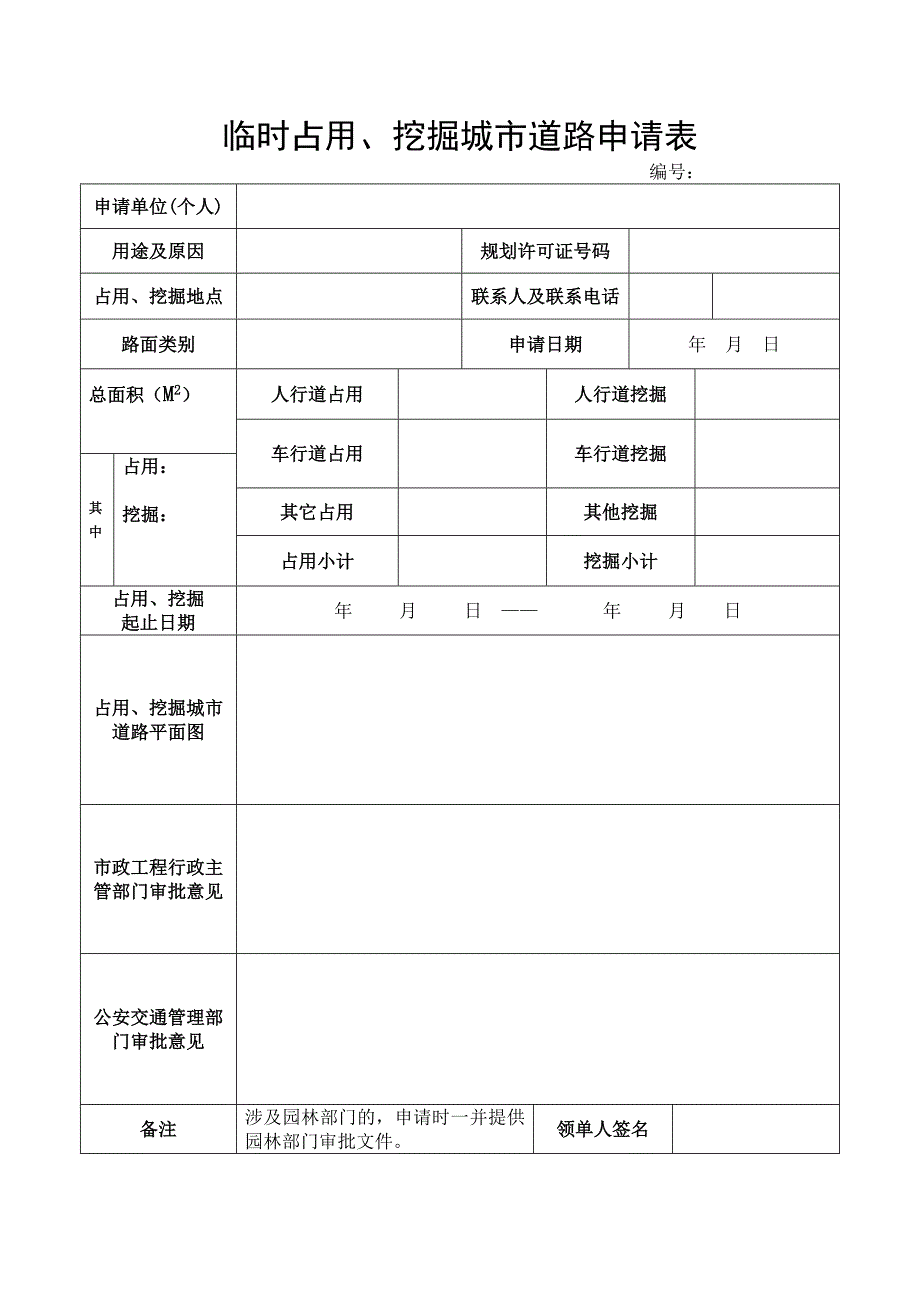 临时占用和挖掘城市道路审批流程图_第2页