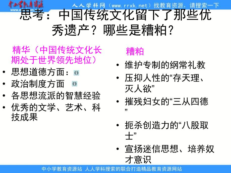 岳麓版历史必修3《综合探究：批判继承与开拓创新》课件1_第4页