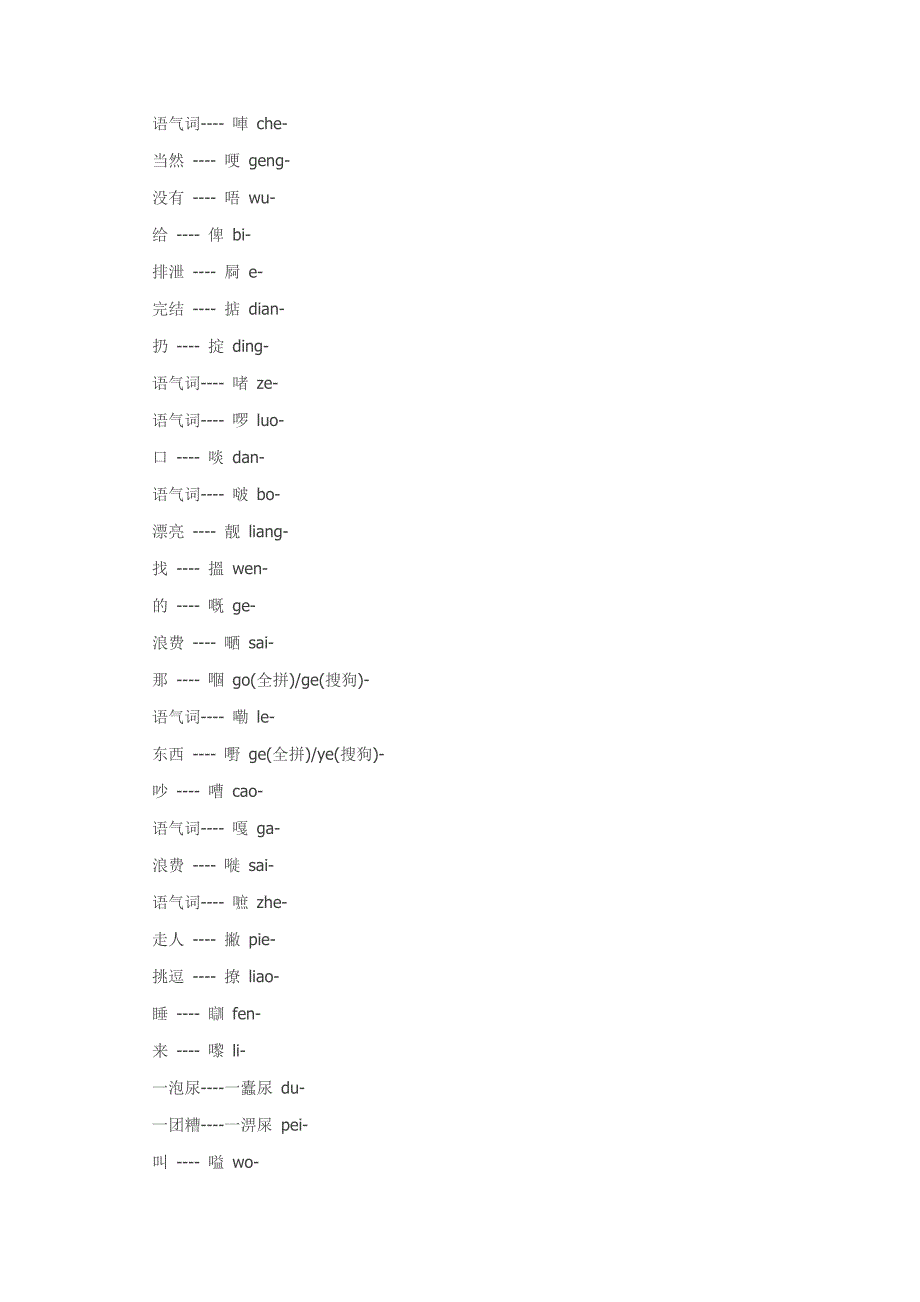 “广东话的拼音打法”暨“教你打广东难打嘅字”_第2页