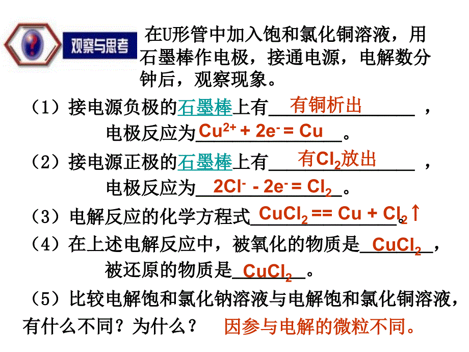 高二化学电解池原理与应用_第4页