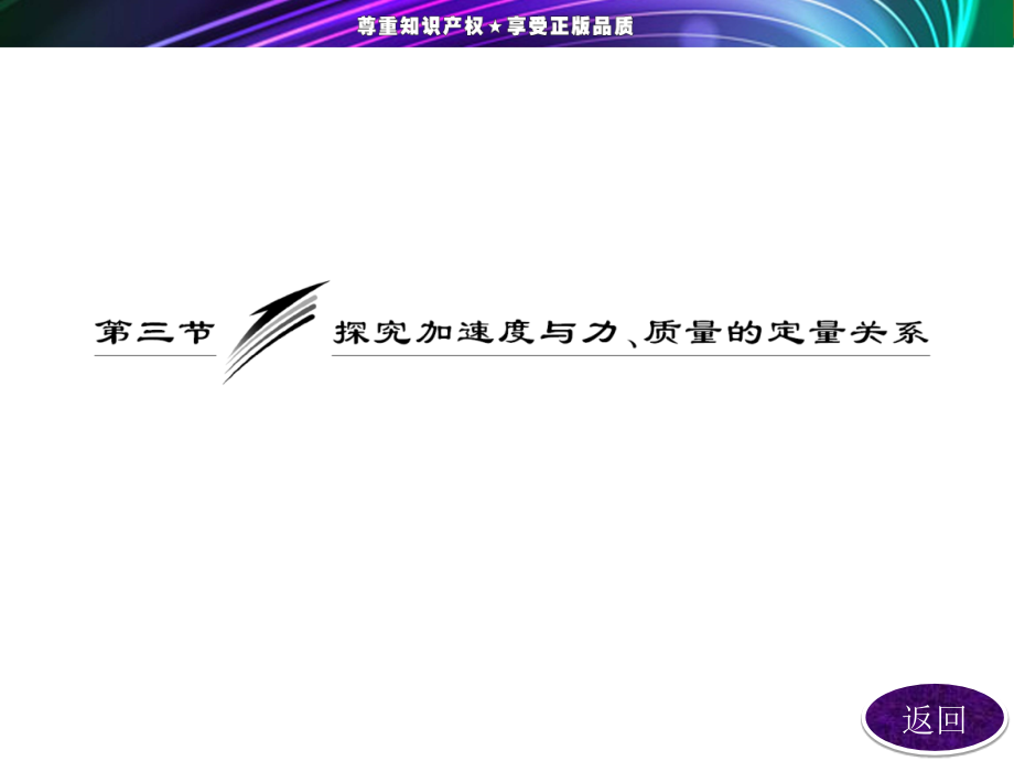 高中物理粤教版必修一同步课堂配套课件探究加速度与力、质量的定量关系_第3页