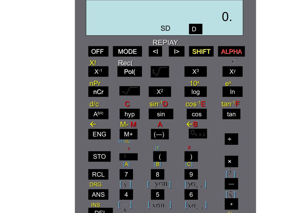 学考XK-80计算器说明书-数理统计部分_第3页