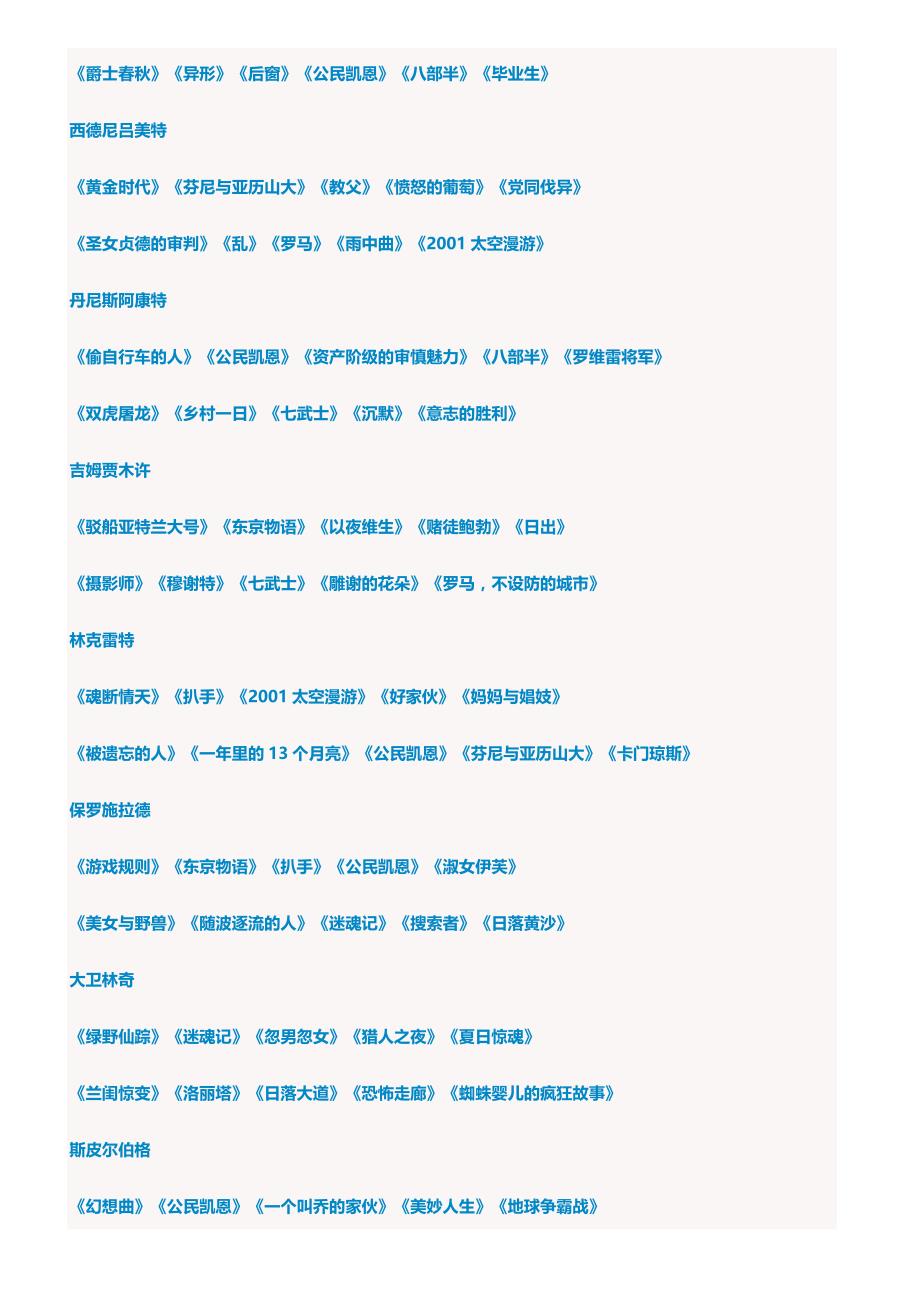 电影大师们眼中的10部佳作_第3页