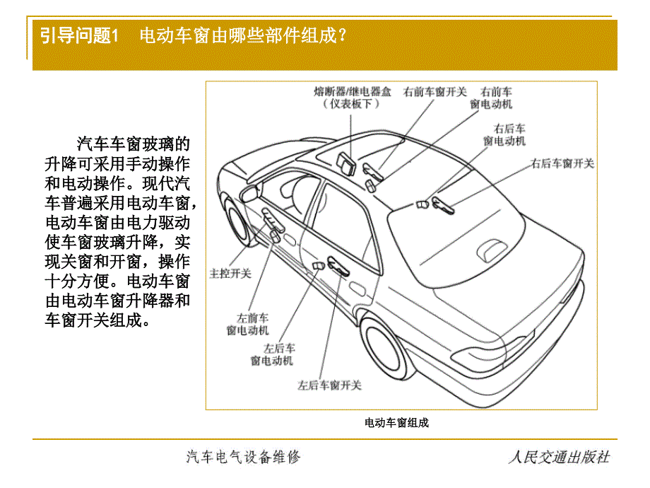 电动车窗不能升降的检修_第2页