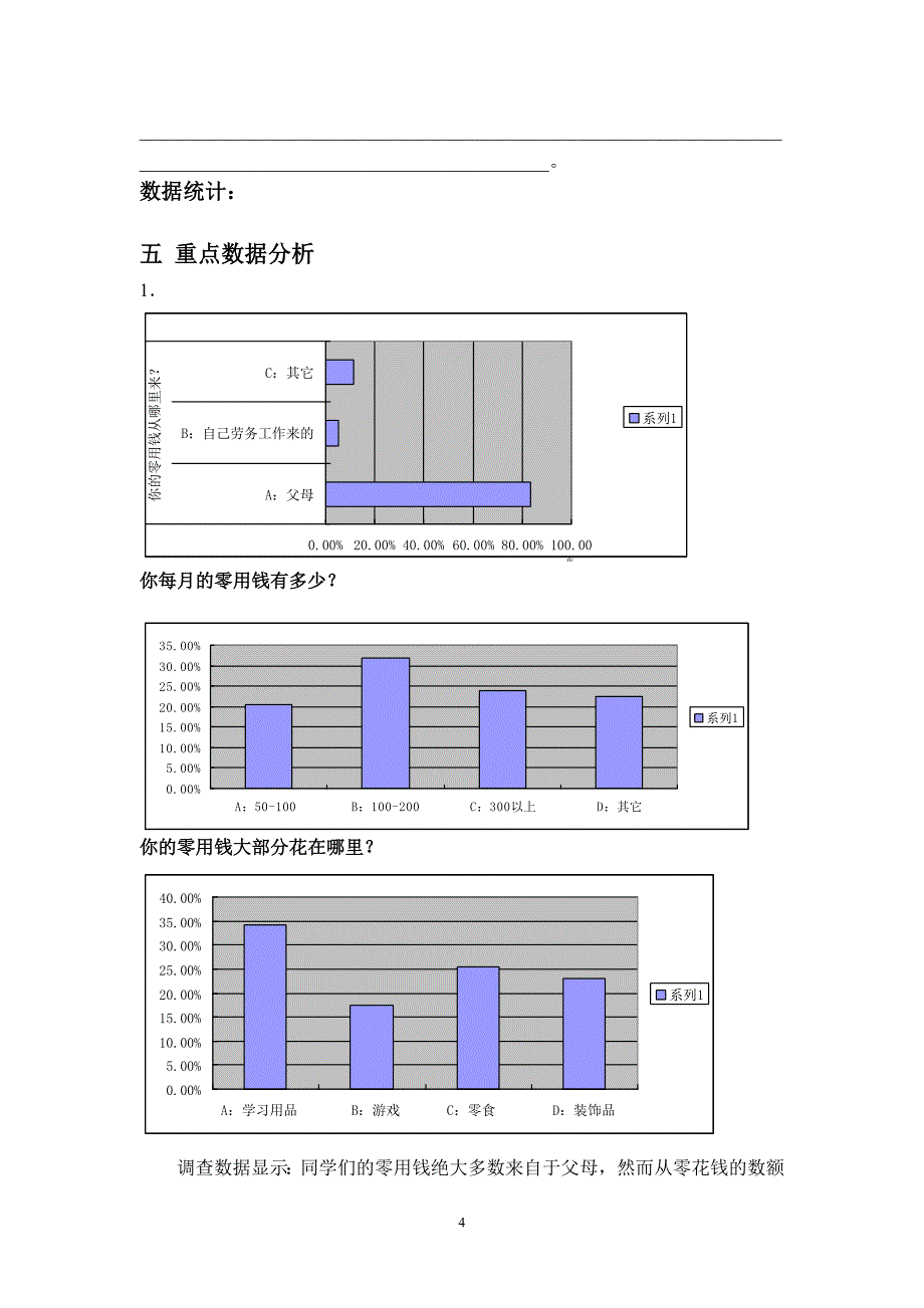 关于《中学生的消费观念》的结题报告_第4页