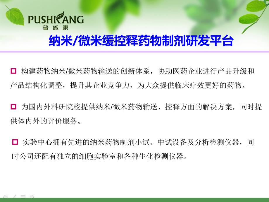 纳米微米缓控释制剂研发外包平台_第1页