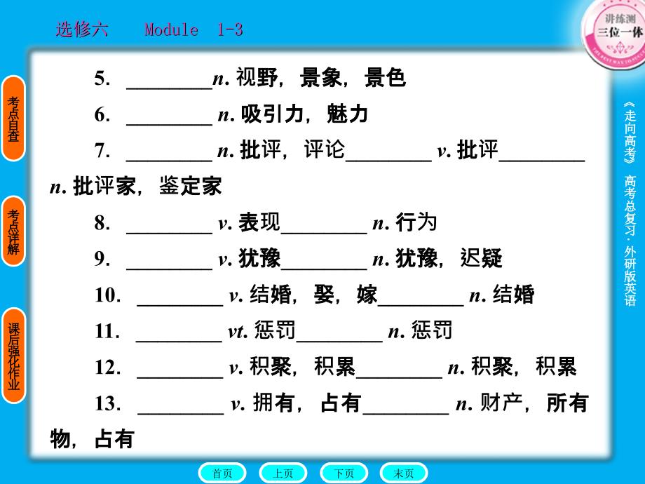 2011走向高考贾凤山高中总复习英语选修6-2_第3页