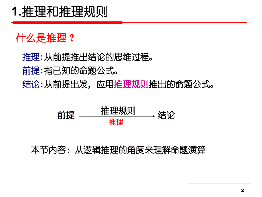 离散数学-推理规则与证明方法_第2页