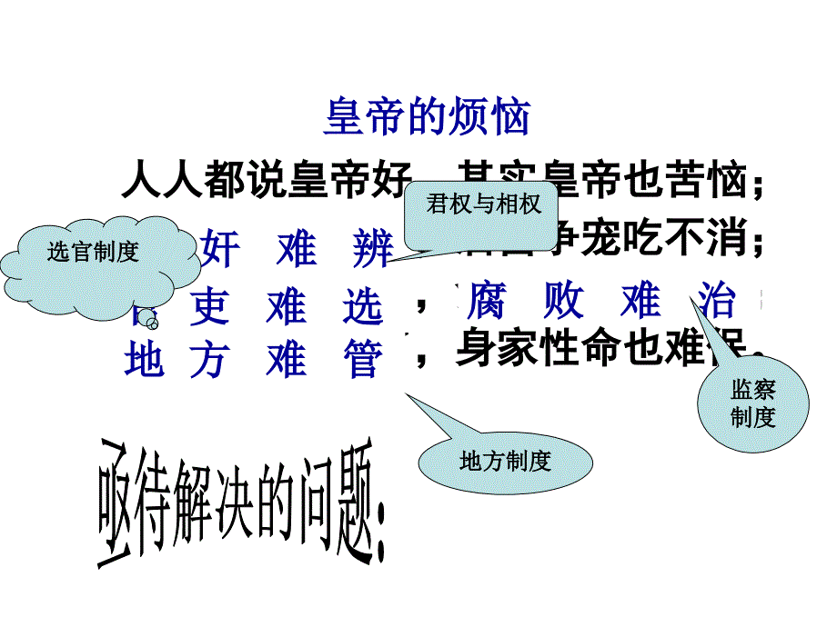 3中国古代政治制度的成熟1_第2页