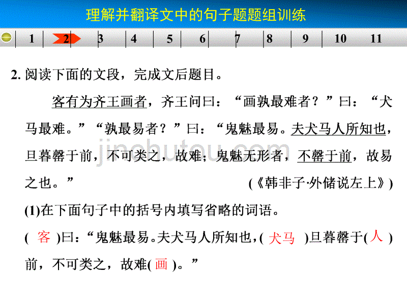 2015届高考语文【配套课件】古代诗文理解并翻译_第4页