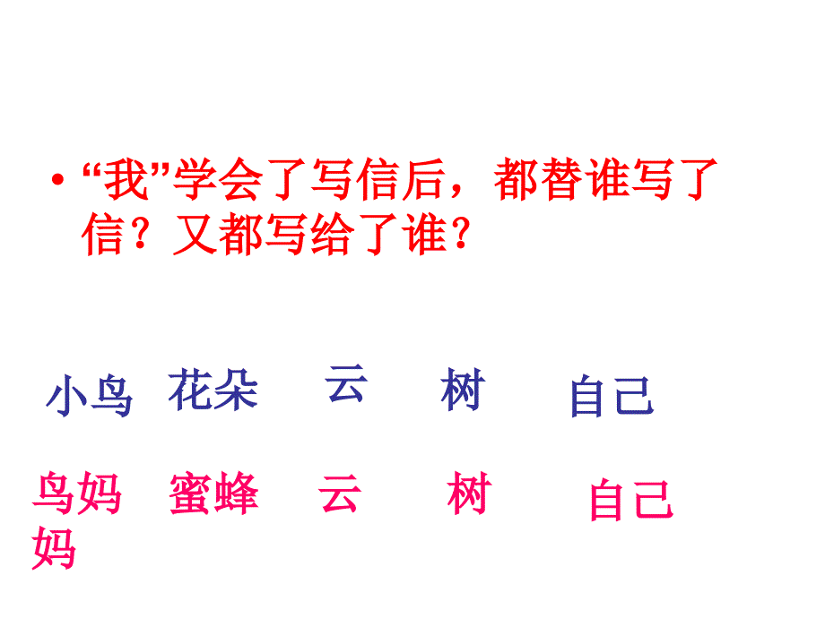 2017春冀教版语文一年级下册《信》课件2_第4页