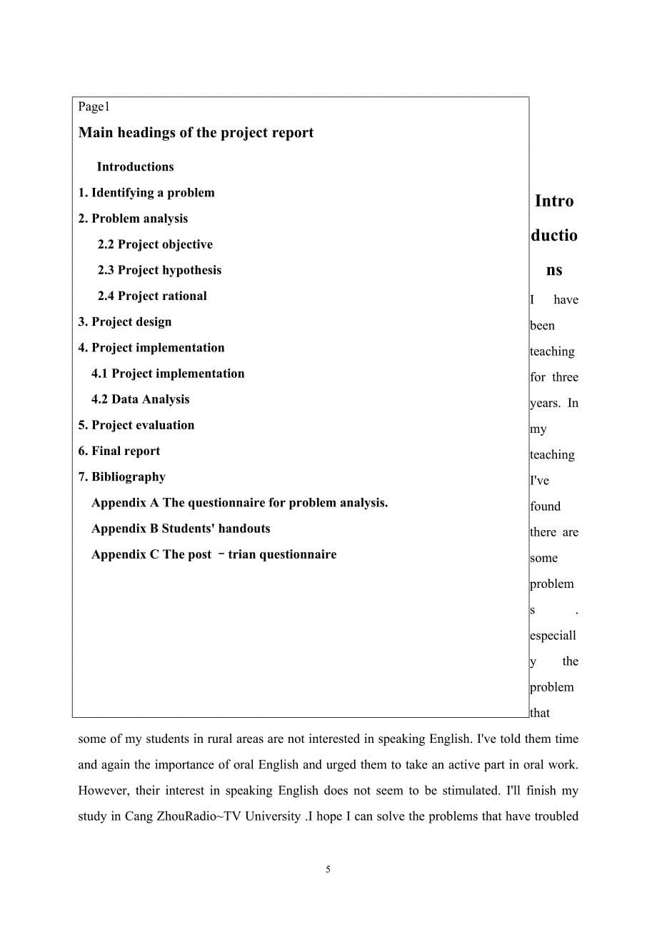 Stimulating the Rural Students’ Interest In Oral English激发农村学生的英语口语兴趣_第5页