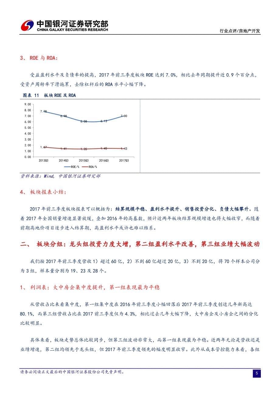 [行业深度研究报告]房地产开发行业三季报点评：规模平稳、盈利提高、负债攀升_第5页