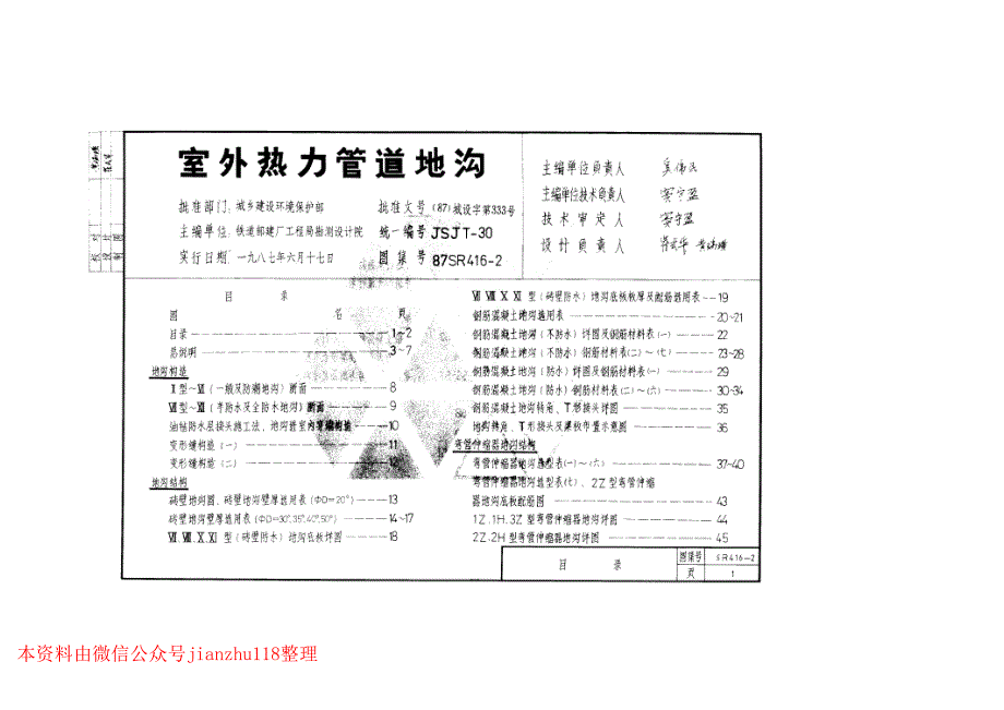 87SR416-2 室外热力管道地沟_第1页