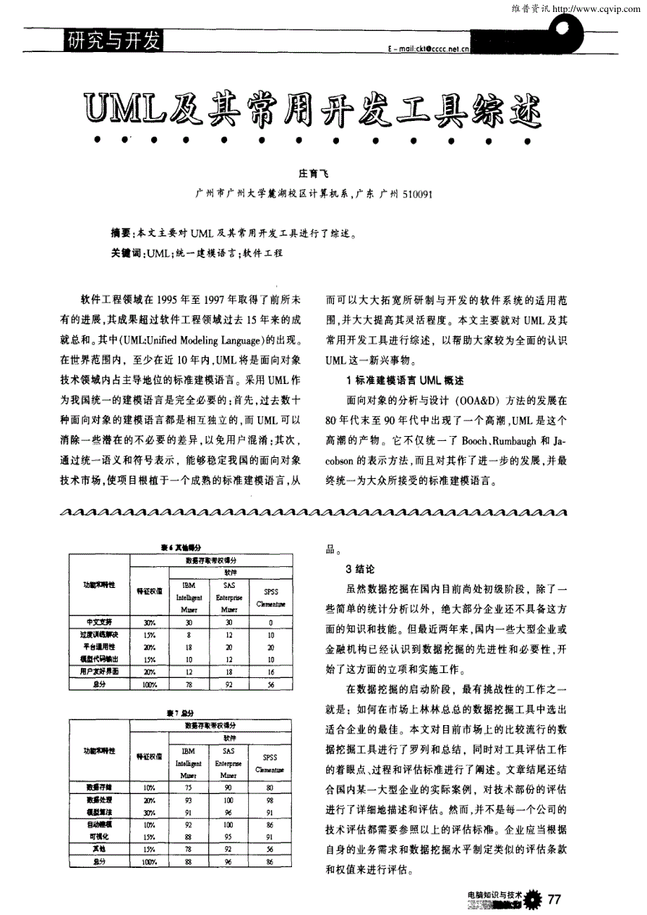 UML用其常用开发工具综述_第1页