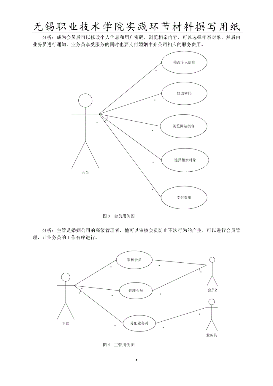 UML婚姻中介设计说明书_第3页