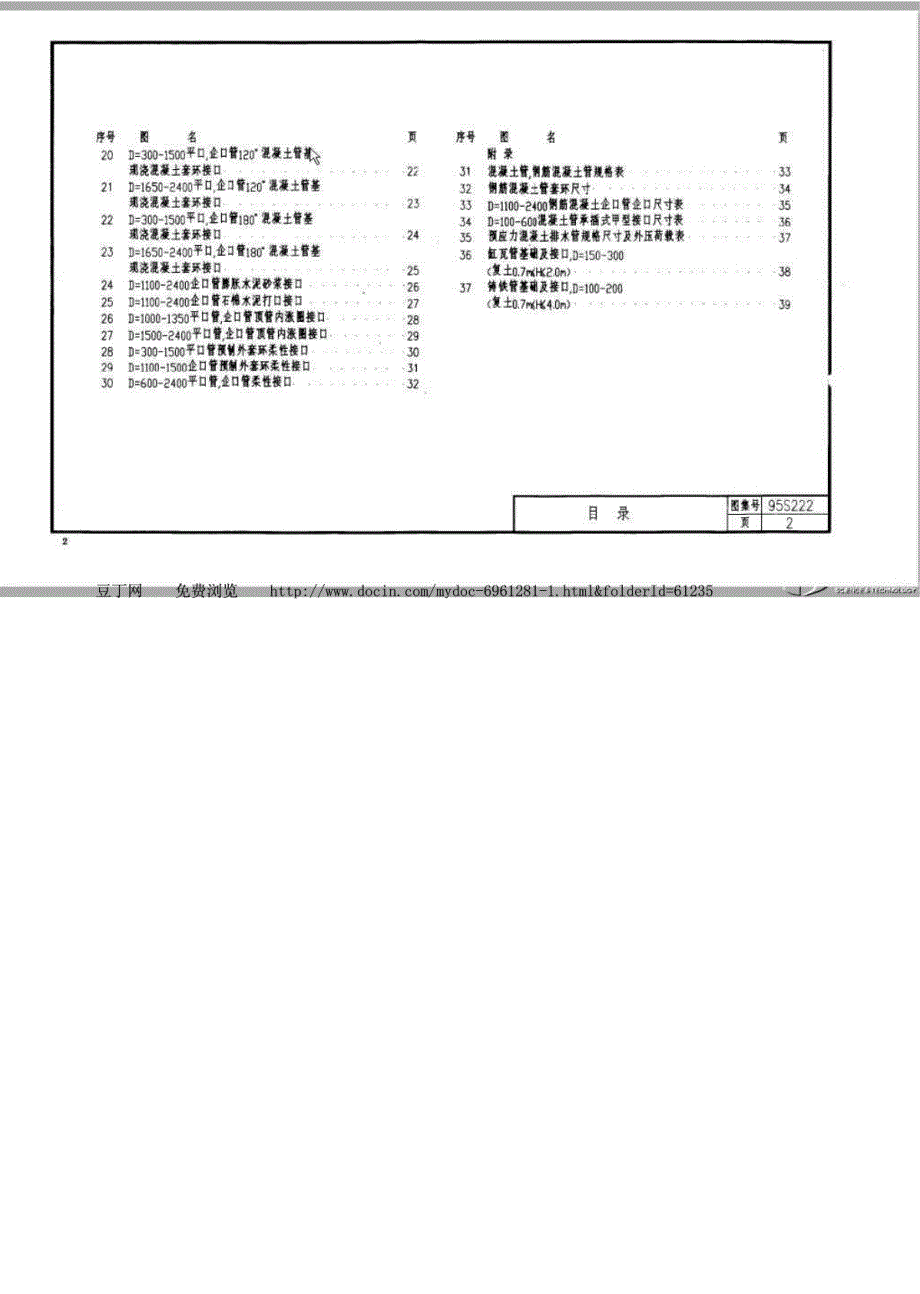 95S222排水管道基础_第2页