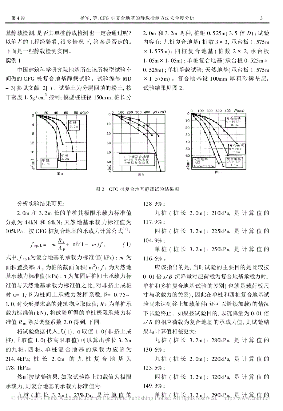 CFG桩复合地基的静载检测方法安全度分析杨军_第3页