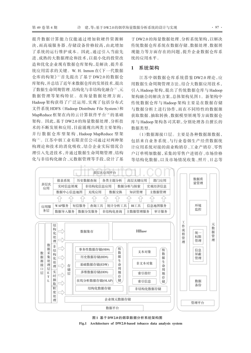 基于DW2.0的烟草海量数据分析系统的设计与实现_第2页