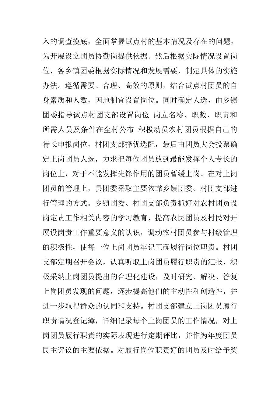 农村基层团组织建设现场会经验交流材料　_第4页