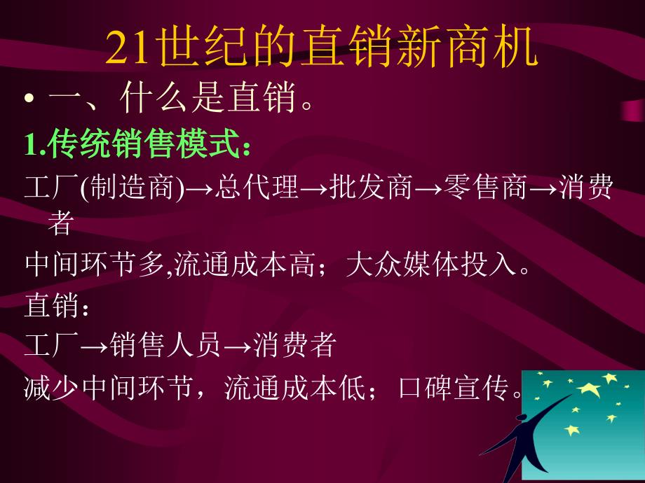 21世纪的直销新商机_第1页