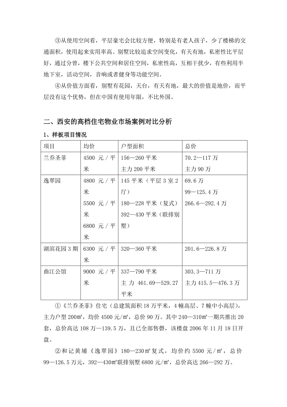 西安普明cbd公寓关于空中别墅的可行性建议报告_第2页