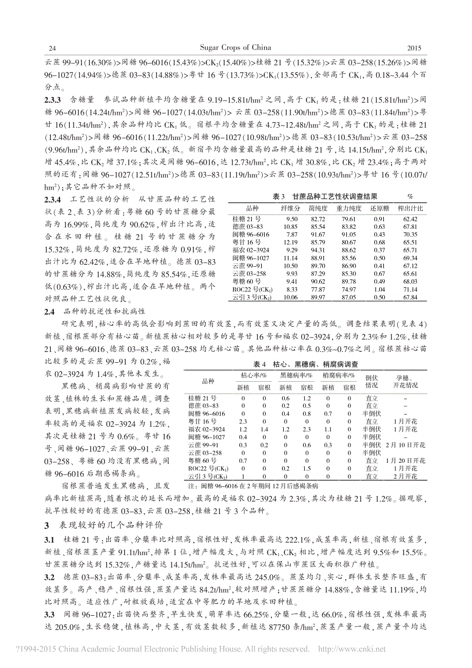 甘蔗新品种生产试验保山点总结_第3页