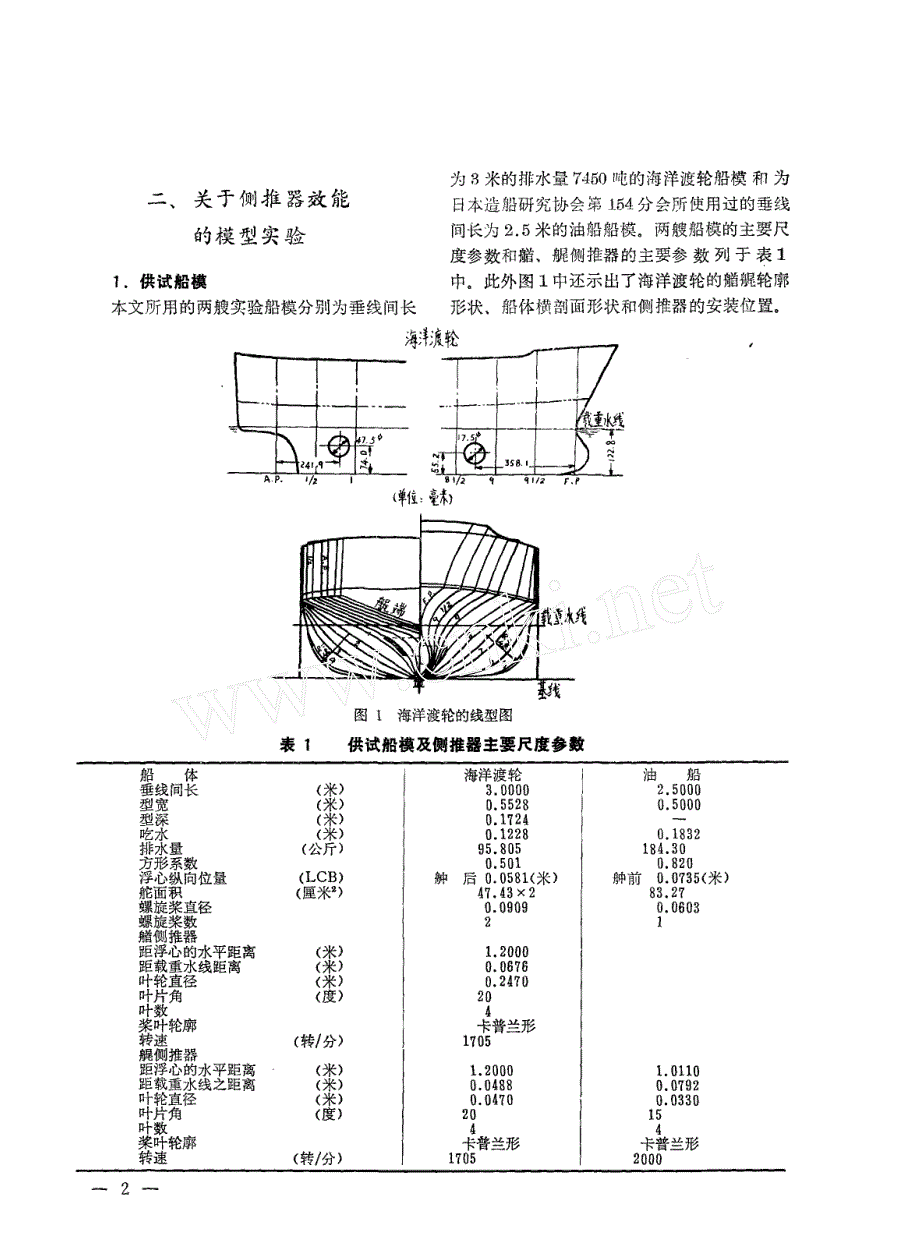 关于侧推器效能的实验研究_第2页