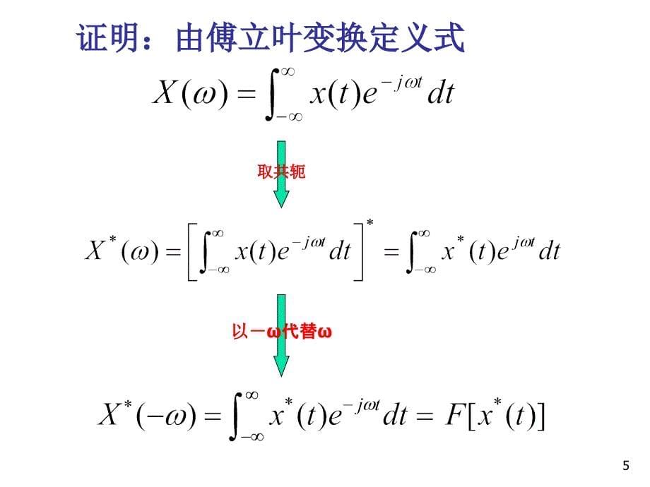 信号分析与处理傅立叶变换的基本性质_第5页