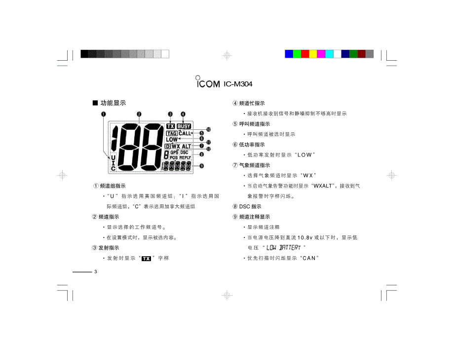 IC-M304中文说明书_第4页