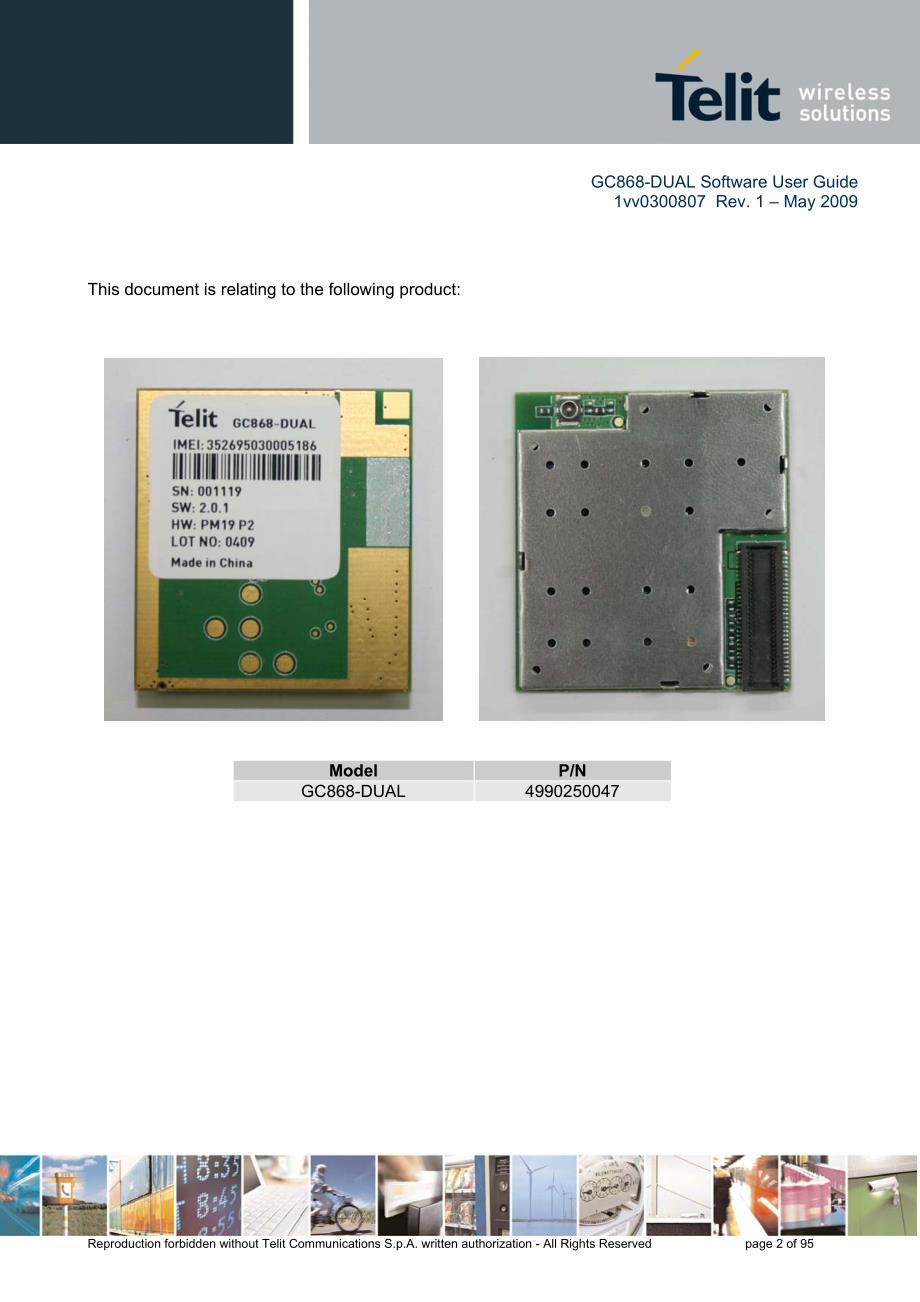 Telit_GC868-DUAL_Software_User_Guide_r1_第2页