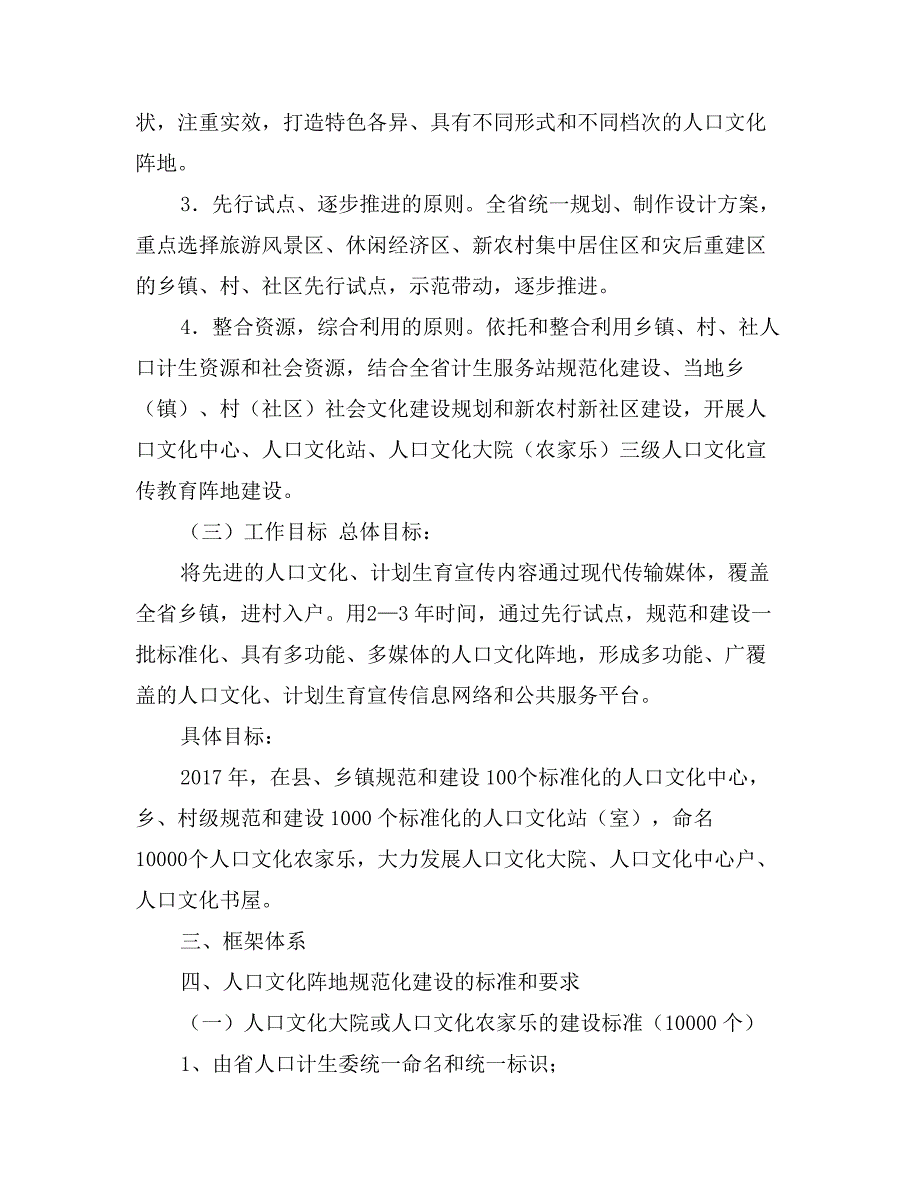 人口文化阵地规范化建设方案_第3页