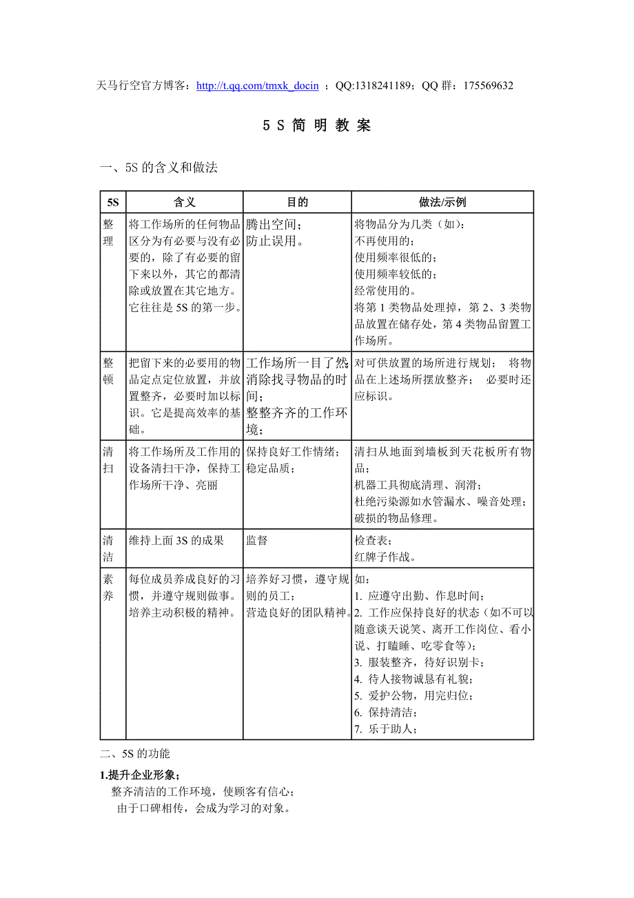 5s管理——5s简明教案_第1页