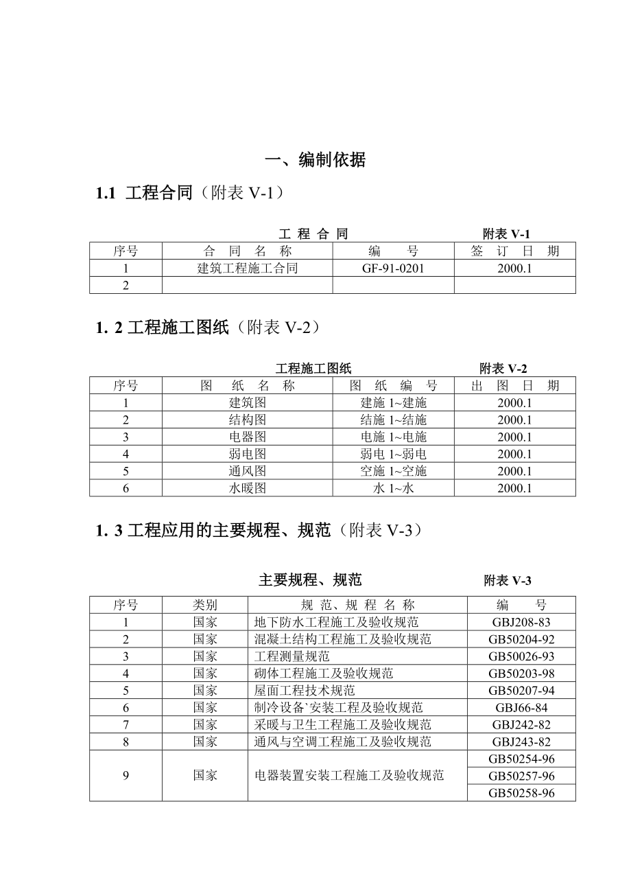 xx房管大厦建筑施工组织设计_第2页