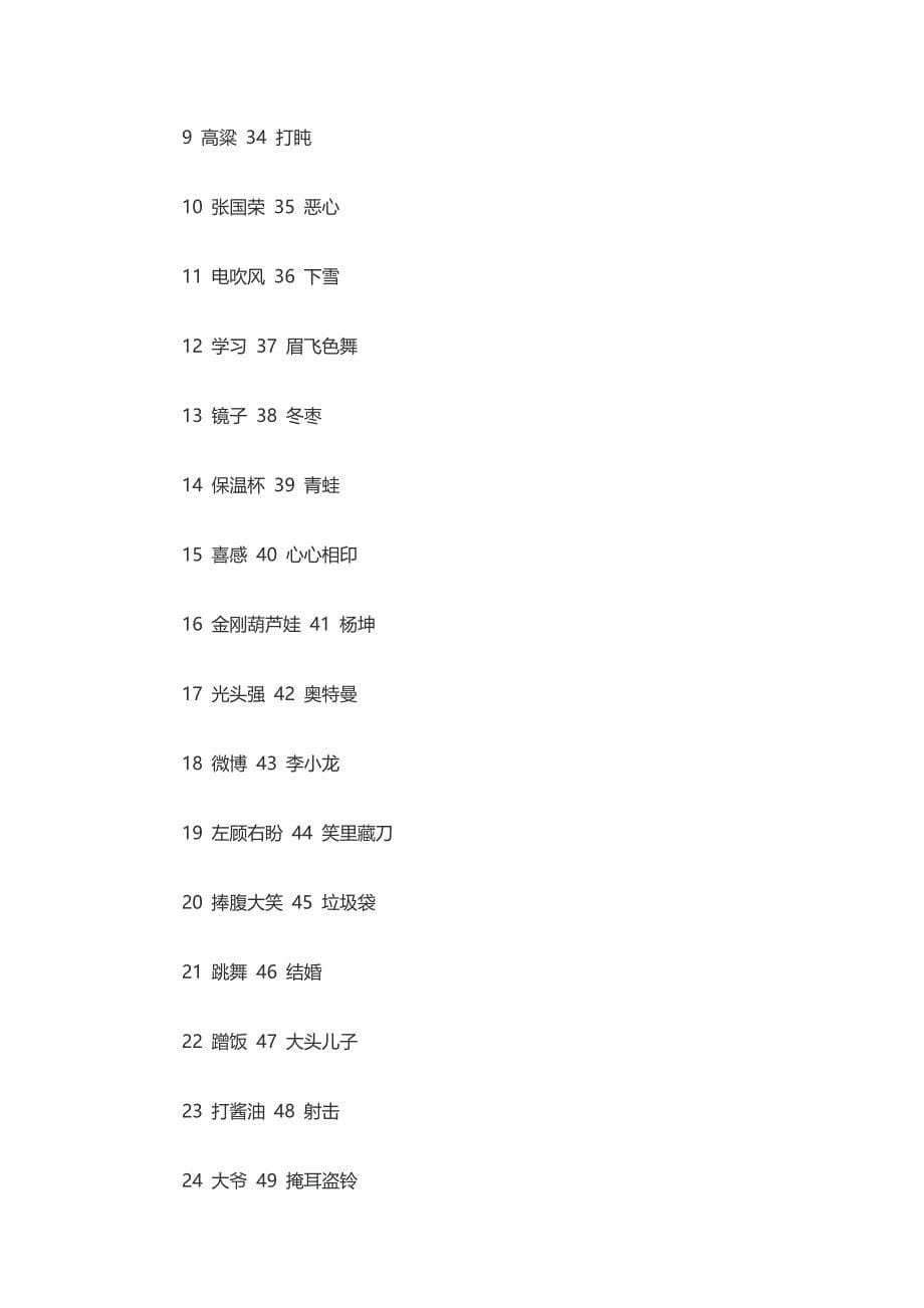 你说我猜游戏 词语_第5页