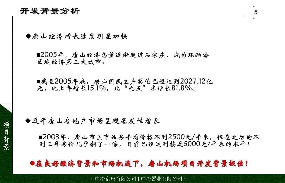 2007年唐山机场新区项目可行性研究报告_第5页