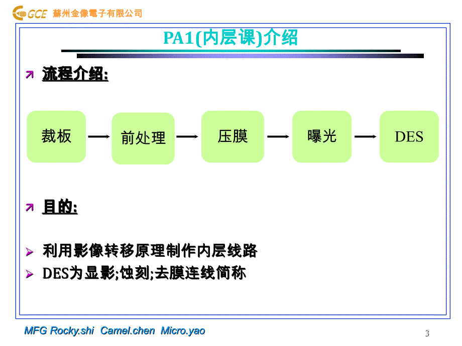 xx电子有限公司pcb生产制程介绍与质量控制点的设置_第3页